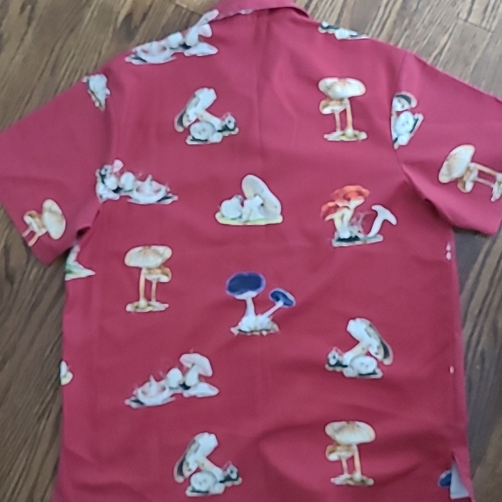 MAGIC MUSHROOM SHORT SLEEVE SHIRT BY KROST - MEN'S SIZE MEDIUM - NWOT - Picture 10 of 11